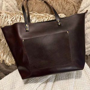 Portland Leather Grizzly XL Tote Bag